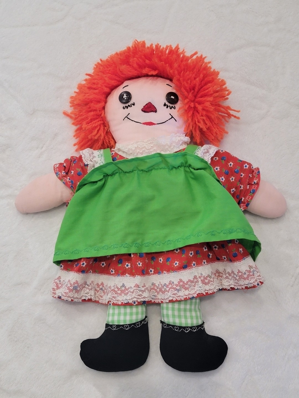 Vintage Awake/Asleep" (two-faced) Raggedy Ann doll